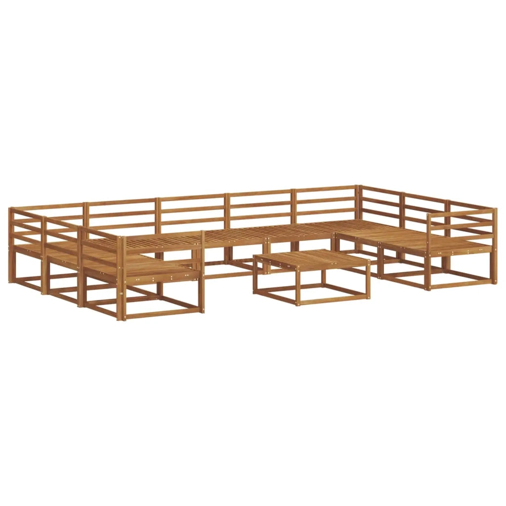 Set di divani da esterno 10 pcs Naturale 3368187
