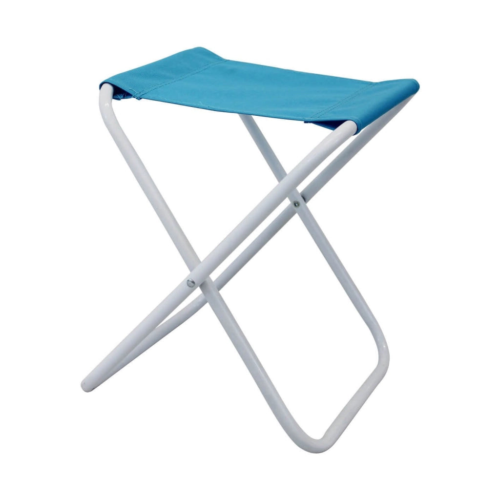 Sgabello da spiaggia e campeggio Pieghevole in Acciaio Oxford cm 38x30x35 - GUY