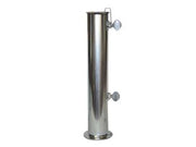 TUBO IN FERRO ZINCATO PER BASE OMBRELLONE- - ø mm.55 - 2 pezzi