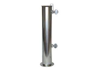 TUBO IN FERRO ZINCATO PER BASE OMBRELLONE- - ø mm.55 - 2 pezzi