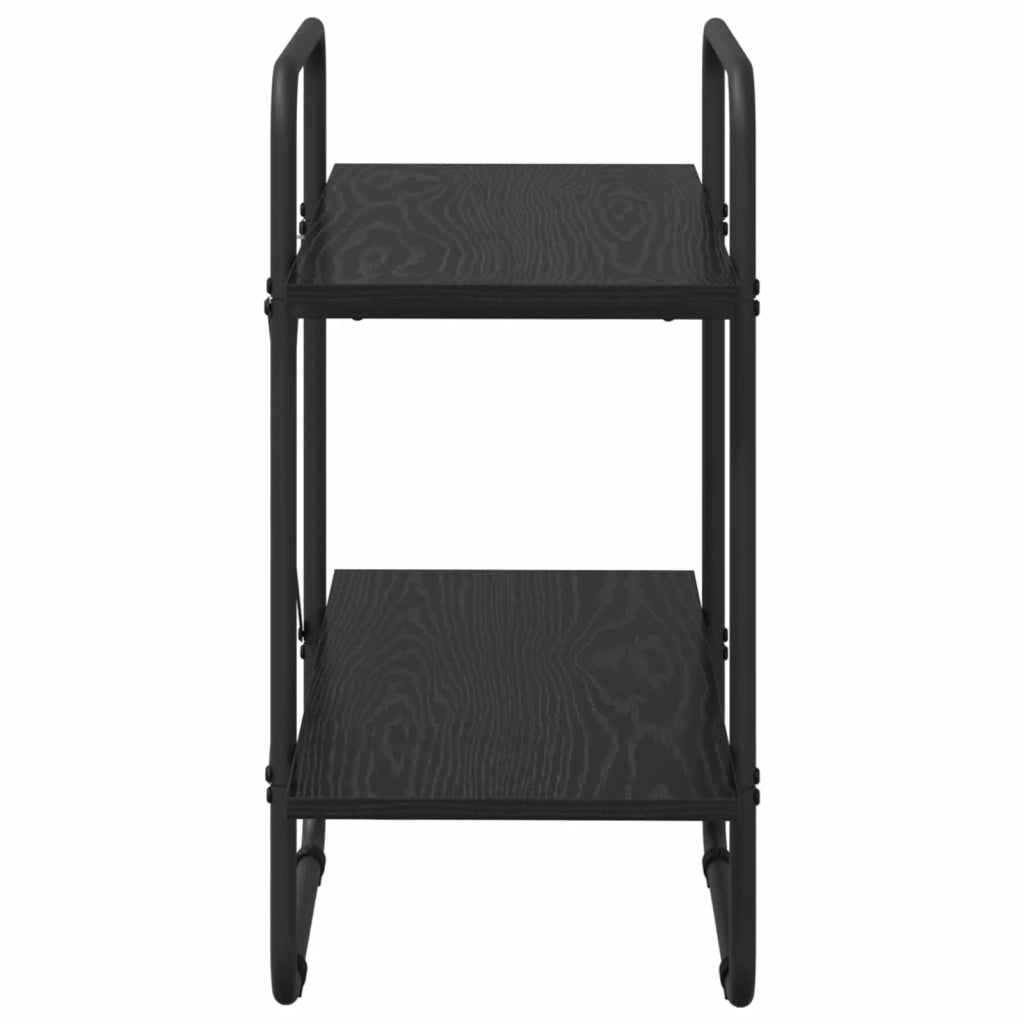 Libreria 2 livelli 60 x 35 x 70 cm PB Rovere Nero 8007846