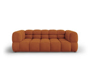 Cosmopolitan Design - Divano "Sky" 3 posti in velluto terracotta 
