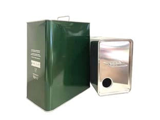 LATTINA PER OLIO RETTANGOLARE LT.10- - lt.10 - cm.23x15,5x30x5h. (bancale pz.112) - 4 pezzi