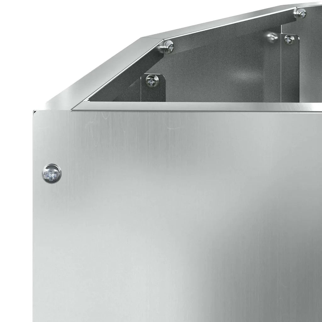 Fioriera Argento 90 x 45 x 50 cm Acciaio zincato 883715