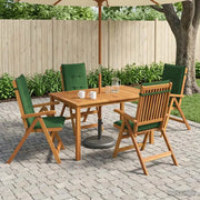 Set da pranzo da giardino 5 pezzi Naturale 3434571