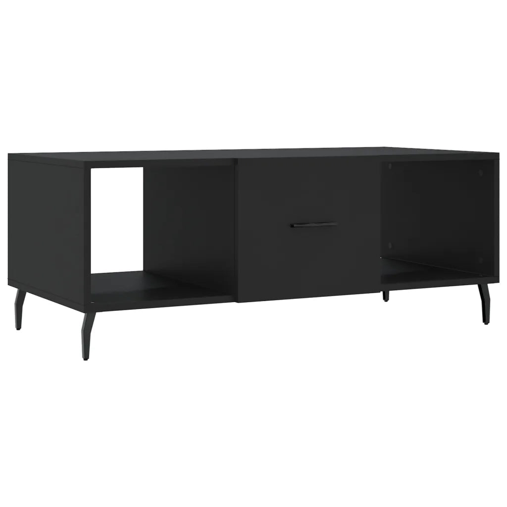 Tavolino da Salotto Nero 102x50x40 cm in Legno Multistratocod mxl 103092