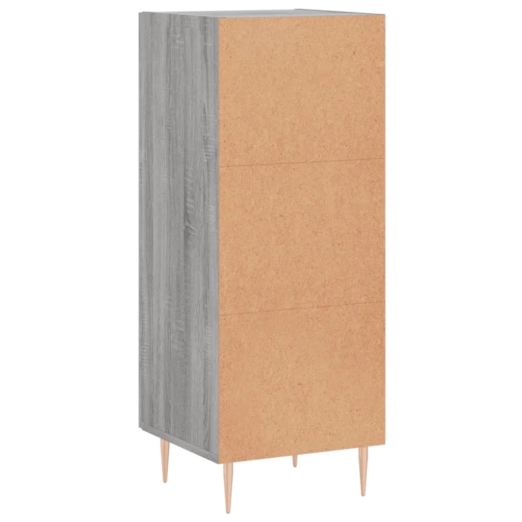 Credenza Grigio Sonoma 34,5x34x90 cm in Legno Multistrato 828786