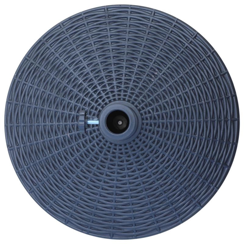 BASE PER OMBRELLONE DA 38MM E 48MM IN RESINA E ACCIAIO 52 X 41 CM NERO