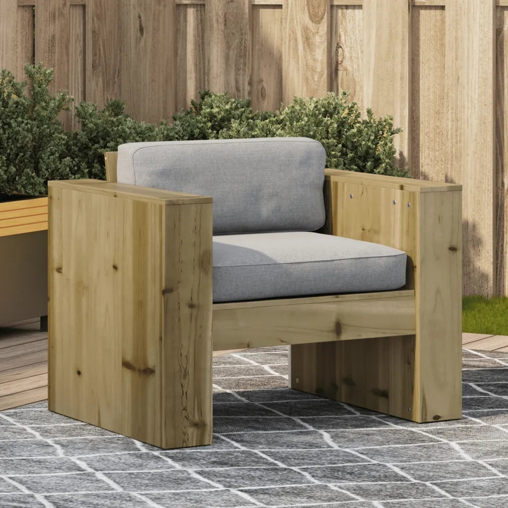Divano da Giardino 79x60x62 cm in Legno Impregnato di Pino 844624