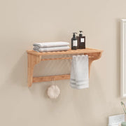Portasciugamani 60x30x35 cm in Legno Massello di Nocecod mxl 104386