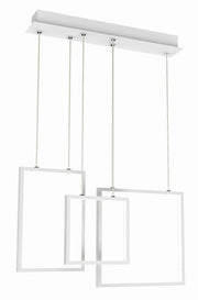 Lampadario Keos Apeti LED 36W Bianco 4000K 63cm Moderno