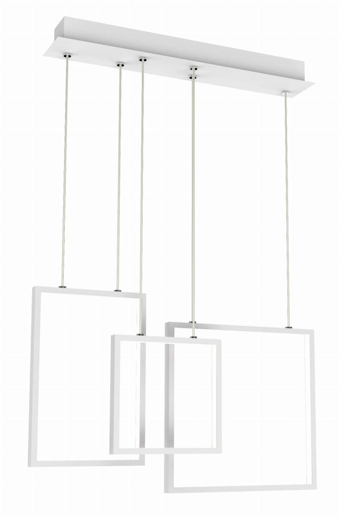 Lampadario Keos Apeti LED 36W Bianco 4000K 63cm Moderno
