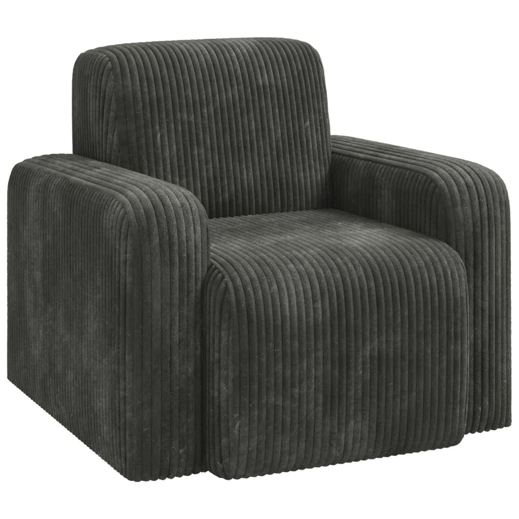 Poltrona Antracite corduroy 42042443