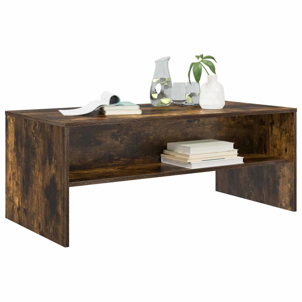 Tavolino da salotto Rovere fumé 100 x 50 x 40 cm 8000288