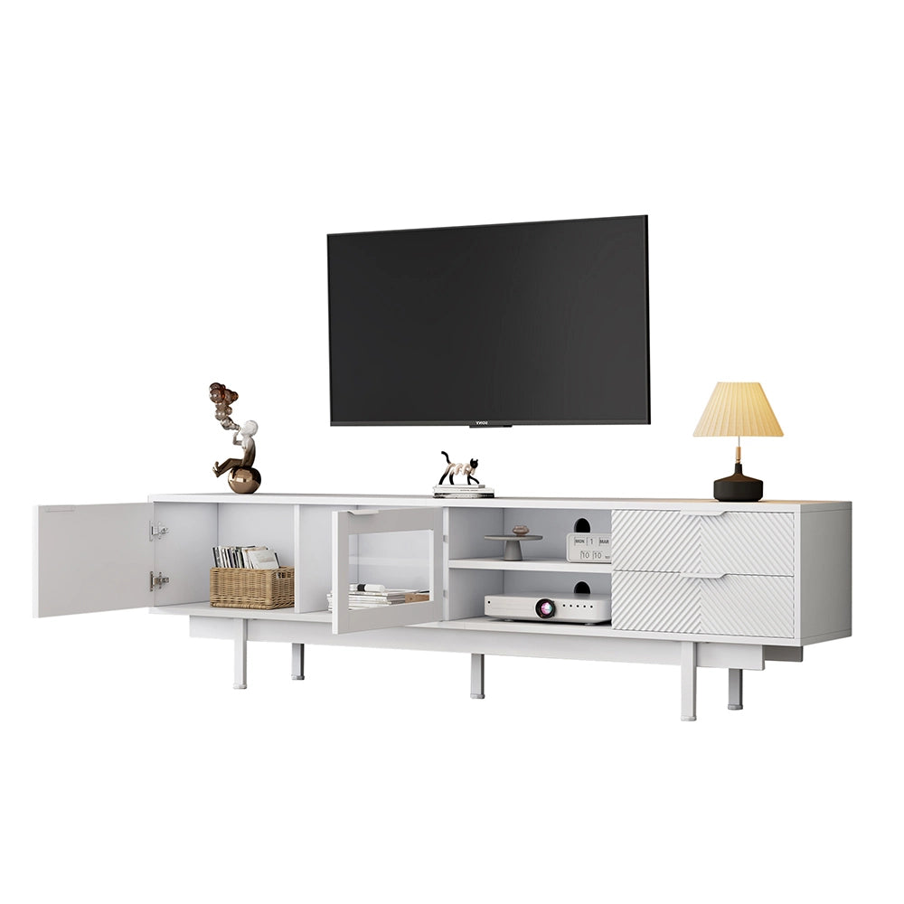 Mobile TV - Xylo - 200x40x50.5 cm 2 ante bianco