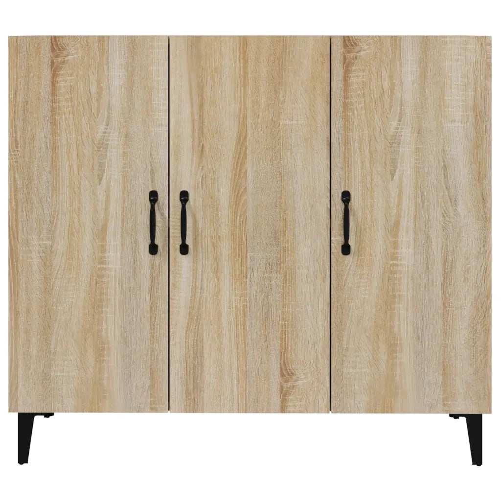 Credenza Rovere Sonoma 90x34x80 cm in Legno Multistrato 812504