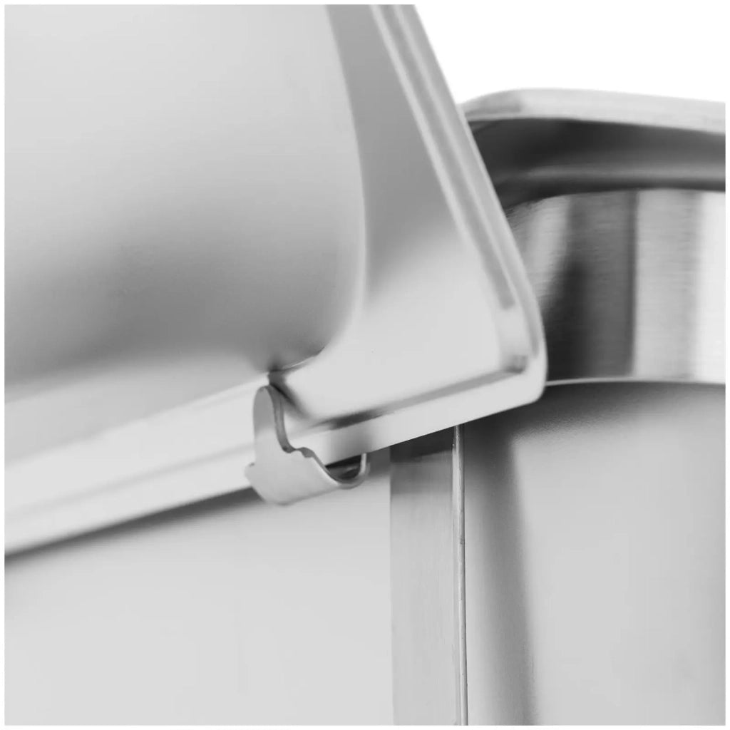 Scaldavivande professionale GN 1/2 2 x GN 1/4 9 litri 2 bruciatori per impasti bruciati 295 x 235 x 60 / 240 x 135 x 65 mm acciaio inox 14_0008673