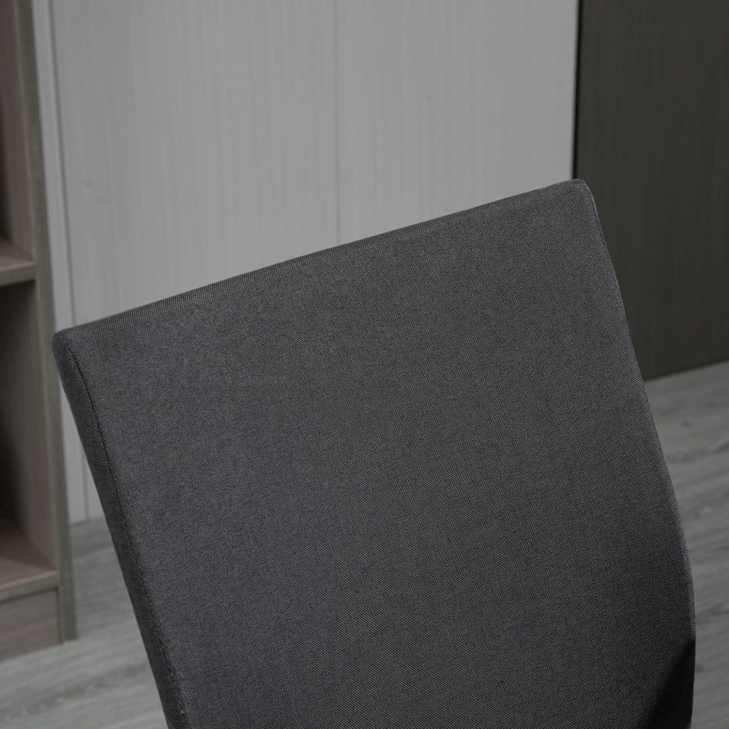 Sedia da Ufficio Girevole con Altezza Regolabile ¨C Zephmum ¨C Grigio Scuro