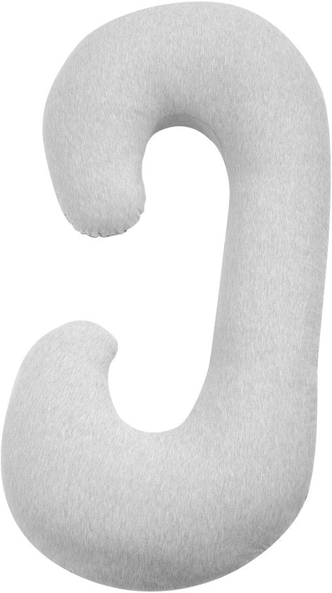 Supporto per la gravidanza - Cuscinetto per gravidanza a forma C, per tutto il corpo, estremamente soffice e respirante, con copertura rimovibile e lavabile, offre sollievo per la schiena, l'addome, le anche e le gambe.