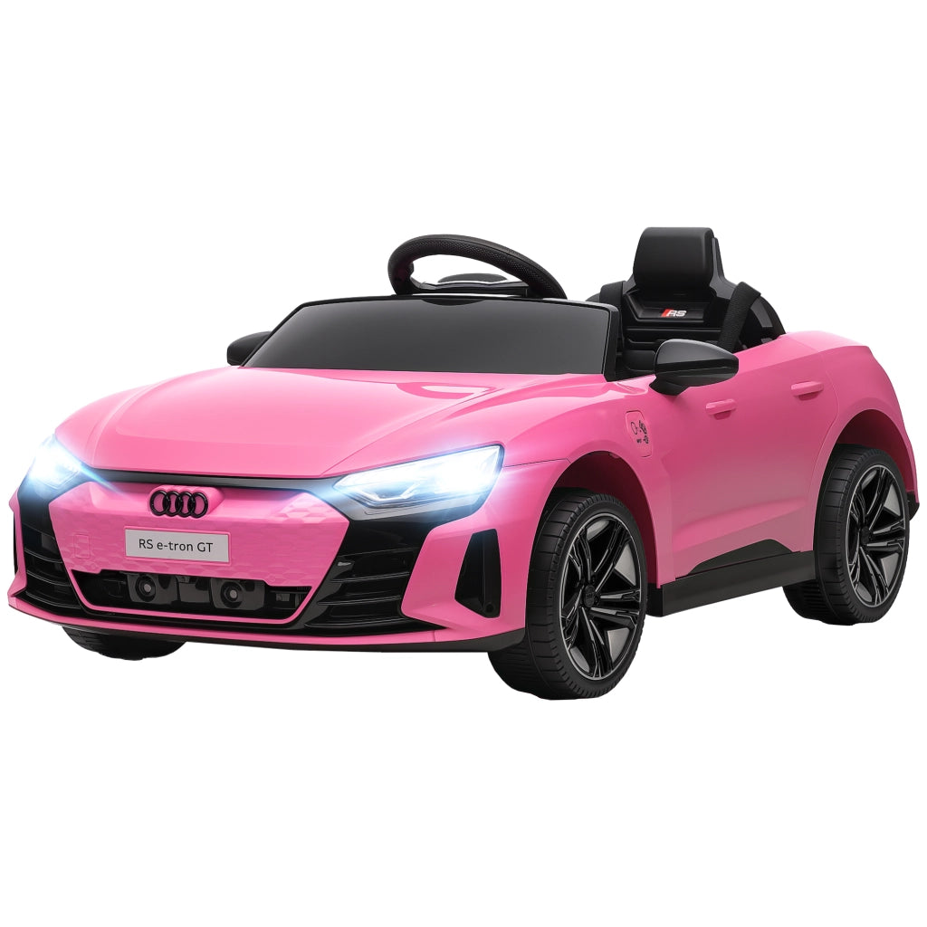 Auto elettrica per bambini 12V ¨C zephmum ¨C rosa, telecomando, effetti sonori e luminosi