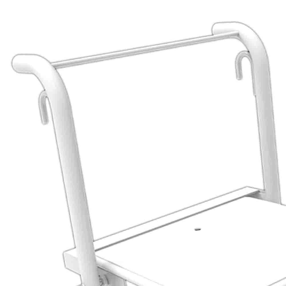 Sedile doccia ribaltabile, asportabile inox