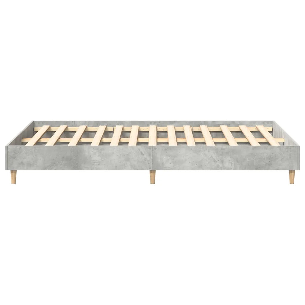 Struttura del letto Grigio cemento 193 x 123 x 25 cm 861078