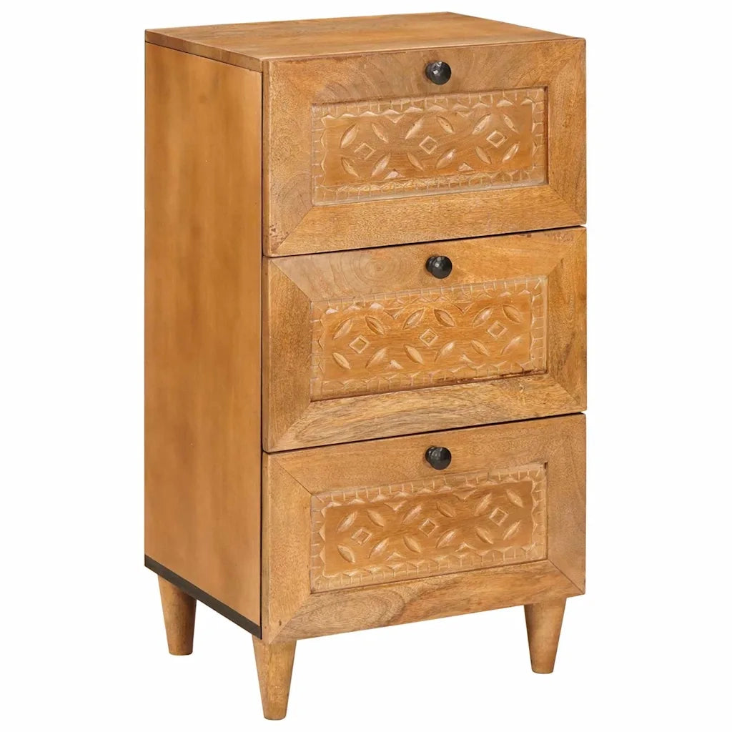 vidaXL Credenza con cassetto Marrone chiaro 33.5 x 40 x 75 cm