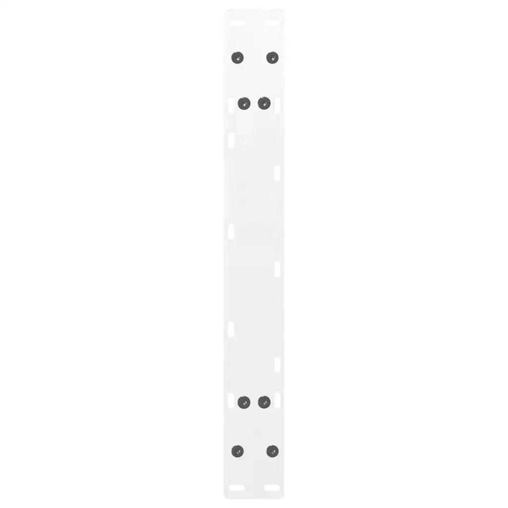 Gambe per Tavolino da Caff¨¨ a Forma di A 2 pz-Set di 2 Gamba per Tavolo Bianche 70x(30-31) cm Acciaio