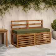 Cuscino per la seduta SOEST 100% Poliestere Verde Oliva 946847