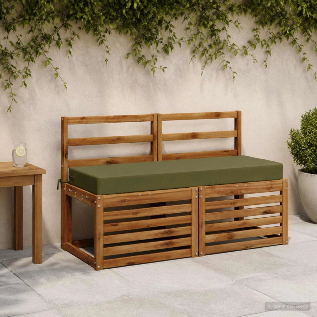 Cuscino per la seduta SOEST 100% Poliestere Verde Oliva 946847