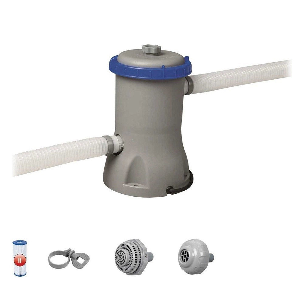 Trade Shop - Pompa Filtro A Cartuccia Tipo Ii Da 2.006lt/h 29w Per Piscine Fuori Terra 58383 -