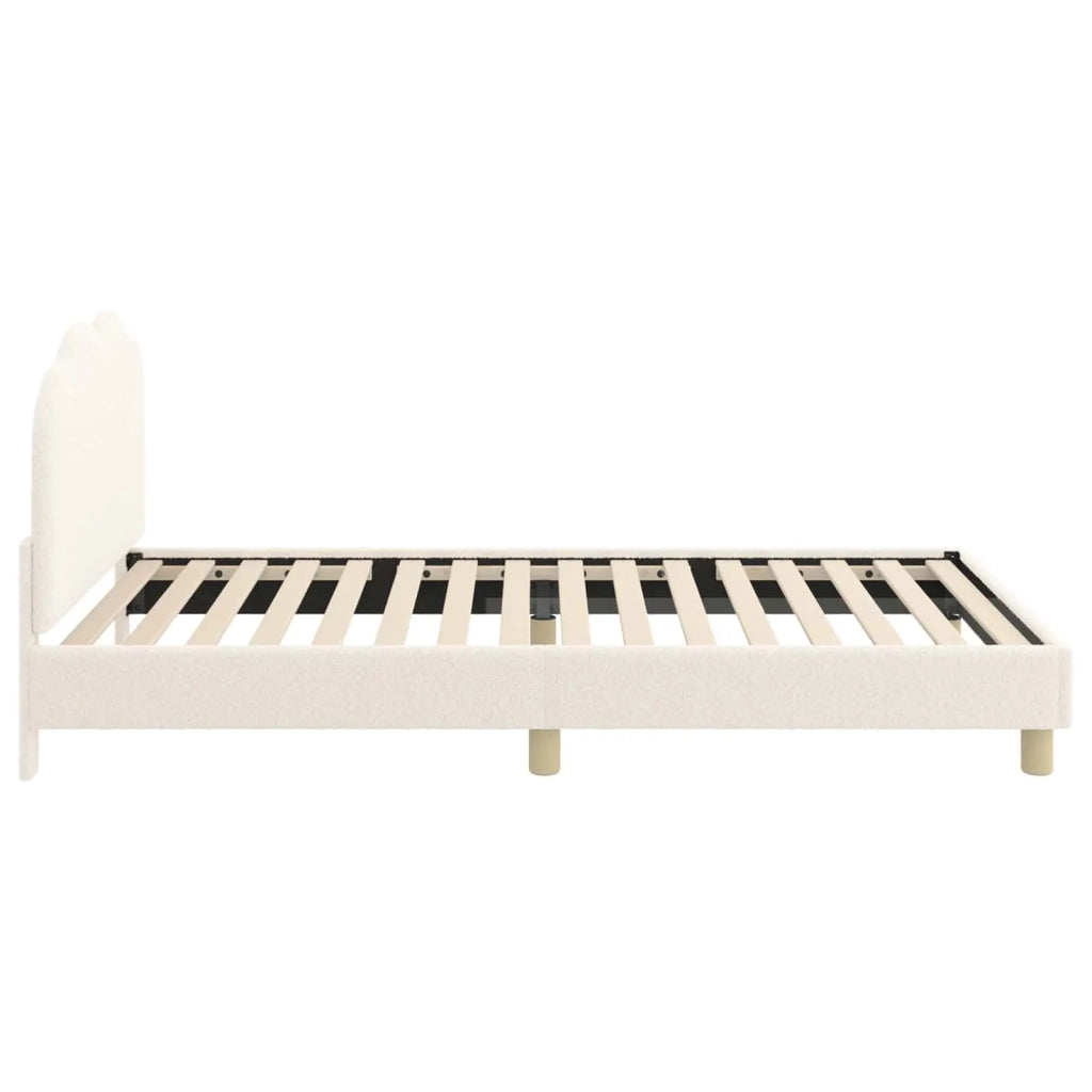 Struttura letto bambini con testata Crema 80 x 200 cm 42010970