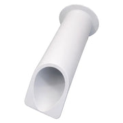 GOCCIOLATOIO PER TERRAZZI cm 8 x 30 chiuso - col.bianco  - BricoGo