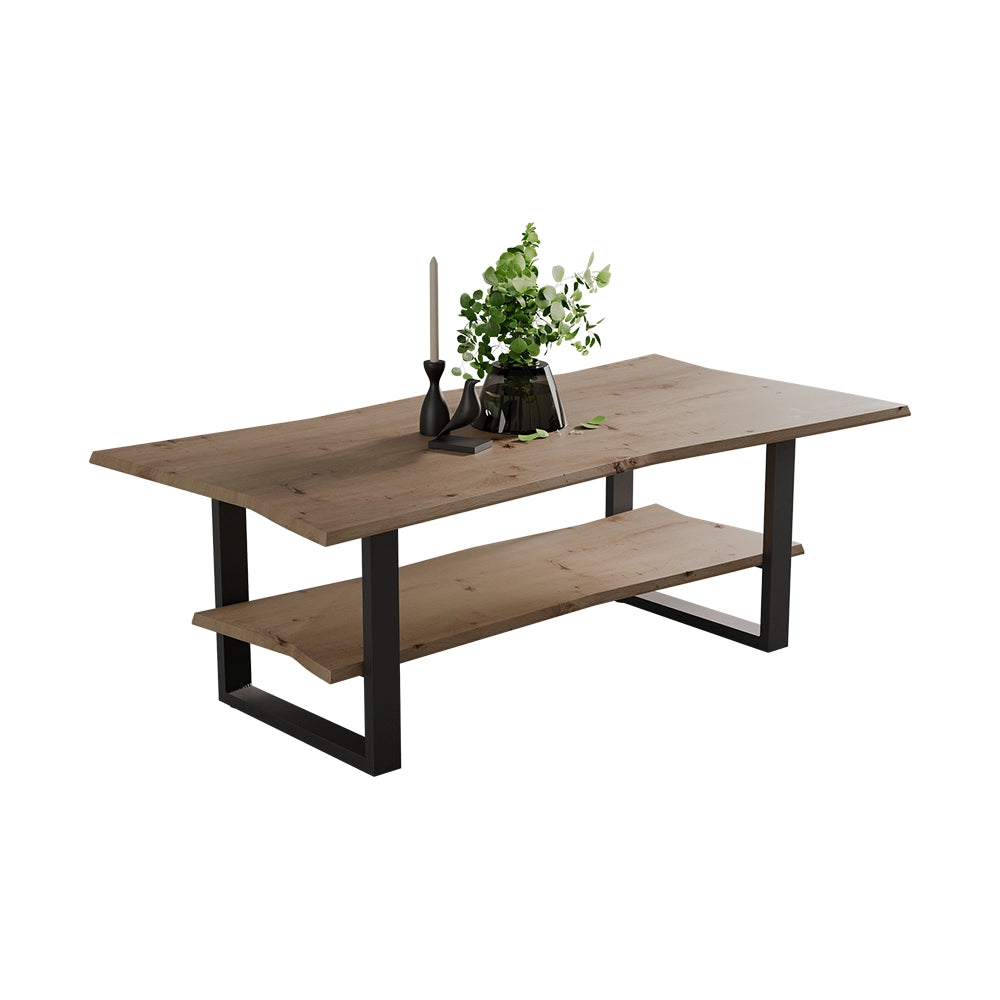 Vicco Tavolino da salotto Artigiano 120 x 60 cm , con spazio di archiviazione