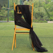 Tulle soffice - Adatto per abito e velo - 3 m x 160 cm - Nero - Decorazione per matrimoni