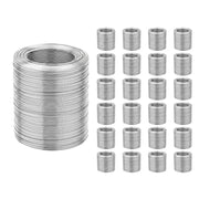 Kit filo cotto bianco argenteo per armature in cemento armato bobina 300 g *** pezzi 25, confezione 1