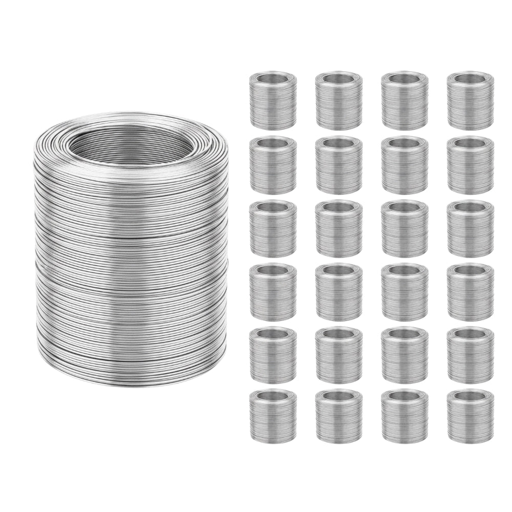 Kit filo cotto bianco argenteo per armature in cemento armato bobina 300 g *** pezzi 25, confezione 1