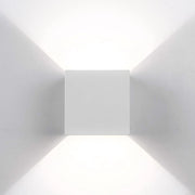 Applique LED cubo bianca da parete 12W IP65 – Luce calda, naturale o fredda – Up & down per esterno Colore della luce: Luce fredda