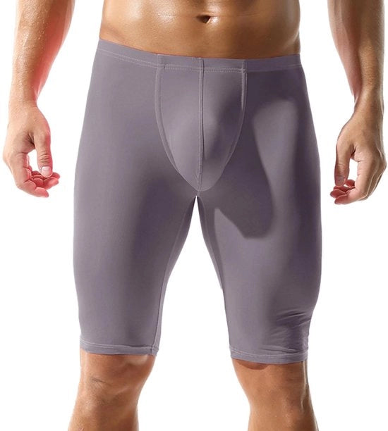 Compression Leggings Uomini - Design Sexy - Libertà di Movimento Completa - Taglia L - 100% Qualità - Pantaloncini di Compressione - Moda da Bagno
