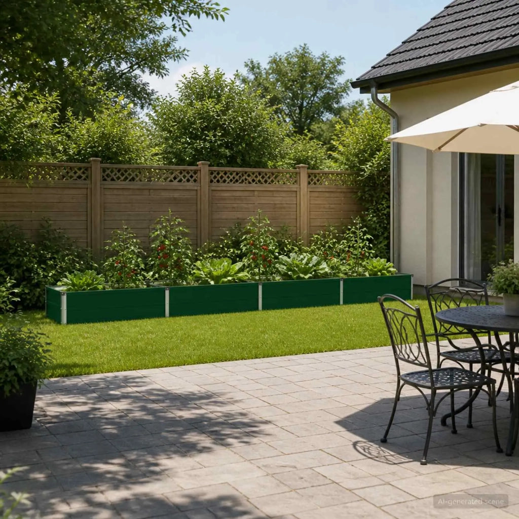 Letto rialzato da giardino Verde 320 x 40 x 24 cm 8006342