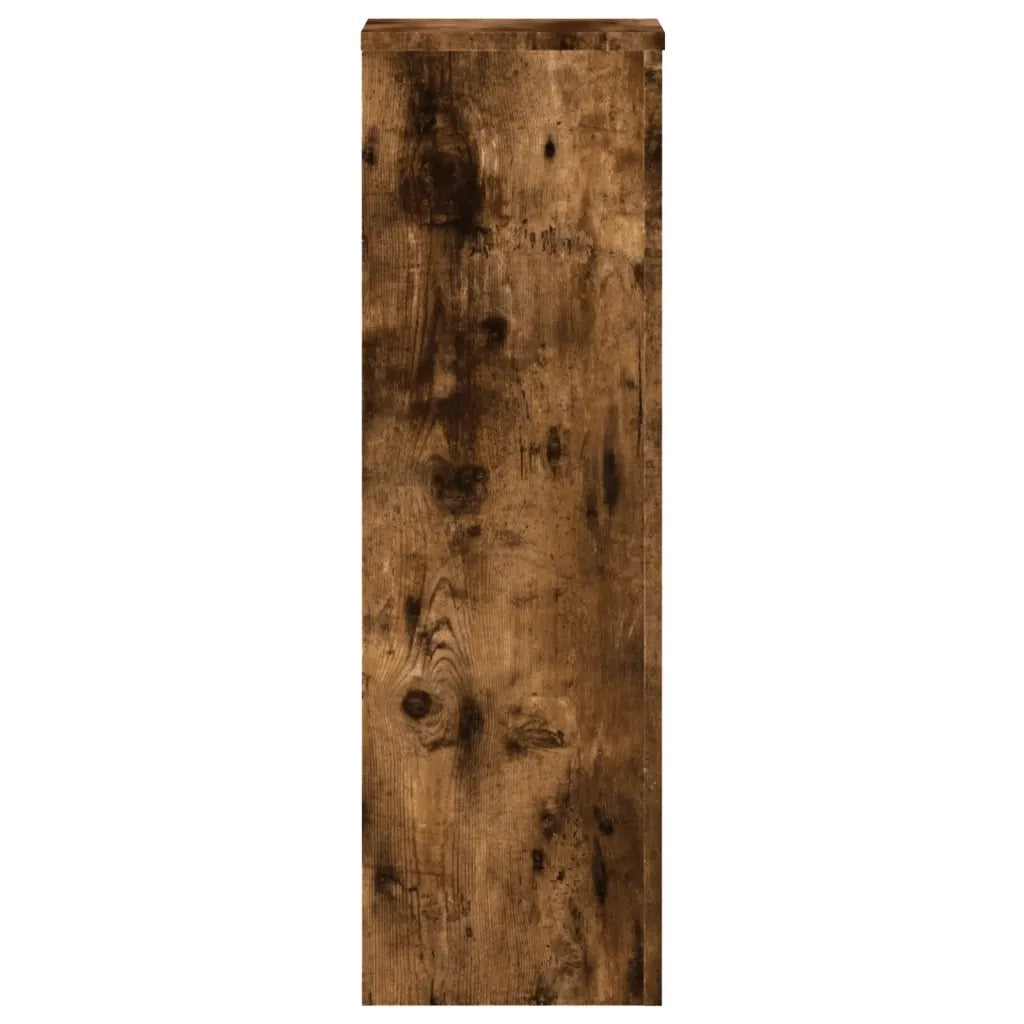 Supporti per Piante 2 pz Rovere 25x25x80 cm Legno Multistrato