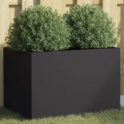 Fioriera Nera 62x30x29 cm in Acciaio 841595