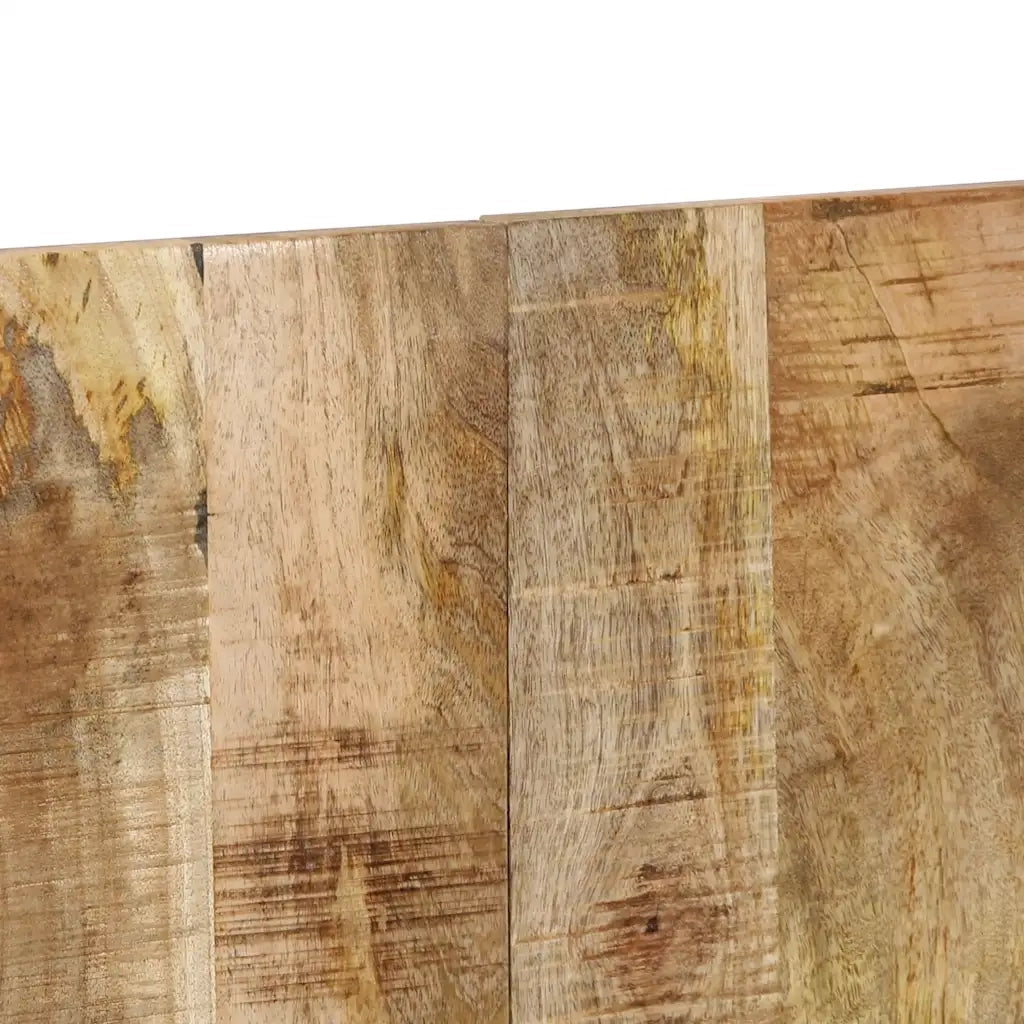 Testiera 140 cm in Legno Massello di Mango Grezzo 4017500
