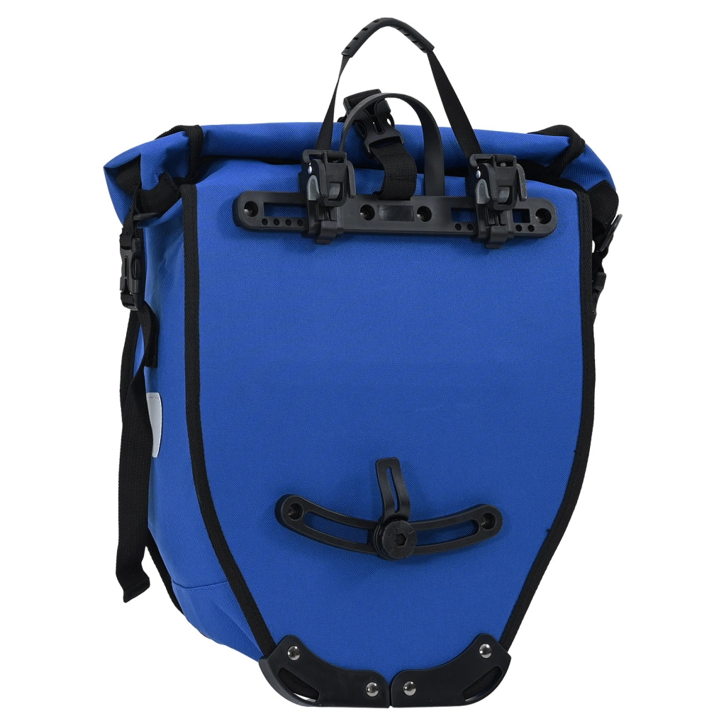 Borsa per Bicicletta per Portapacchi 25 L Blu 32.5x17x57 cm