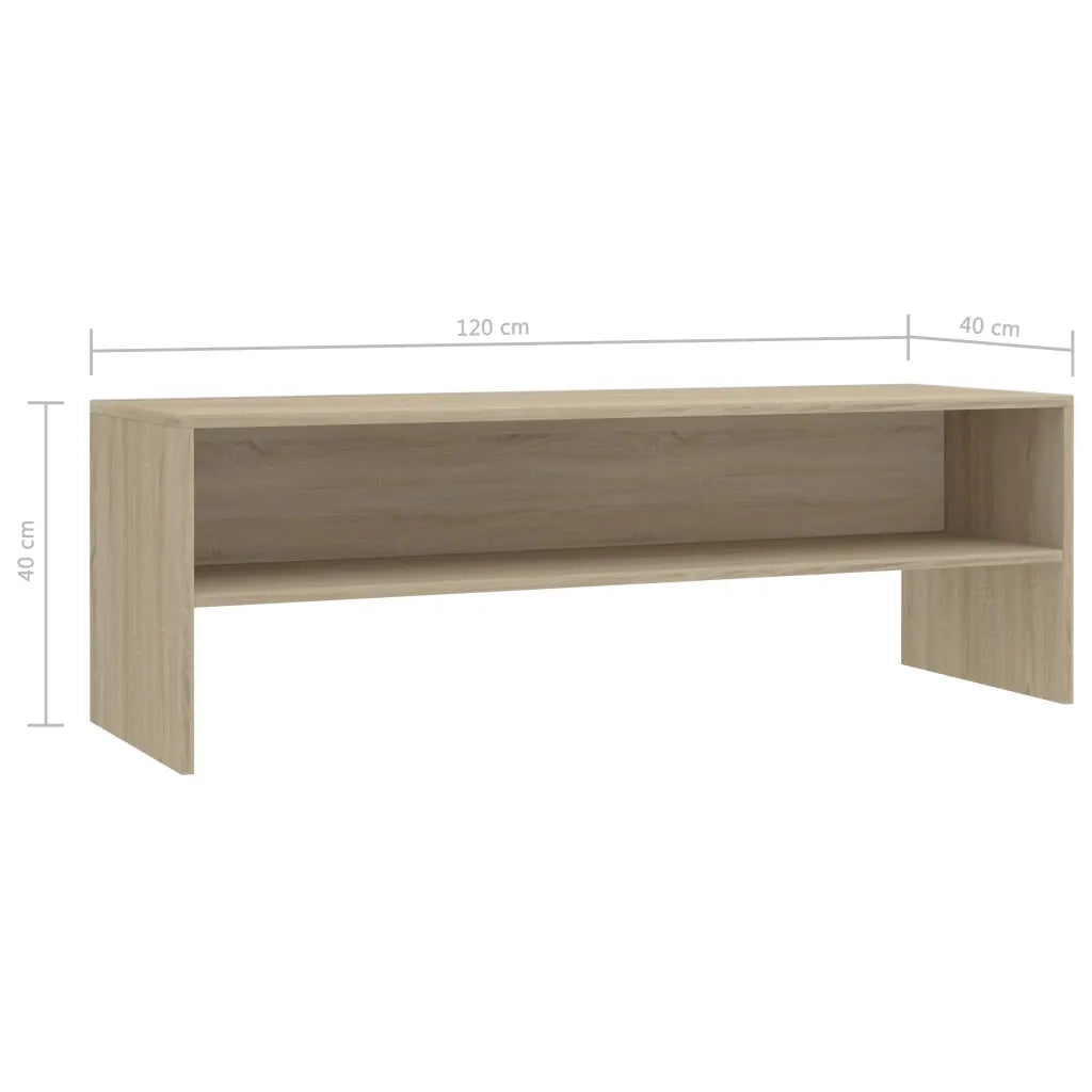 Mobile Porta TV-Mobile per TV-Credenza TV Rovere Sonoma 120x40x40 cm in Legno Multistrato