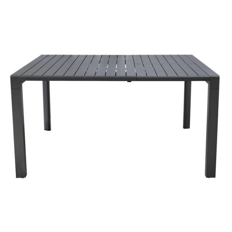 Tavolo Giacinto 100/150X150 Antracite - Gambe Scorrevoli Moia