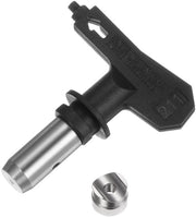 Spazzole aeree reversibili - Nozze in acciaio resistente e resistente alla abrasione - Nero - Per diverse vernici - Adatto per uso domestico e giardino - 211 pezzi