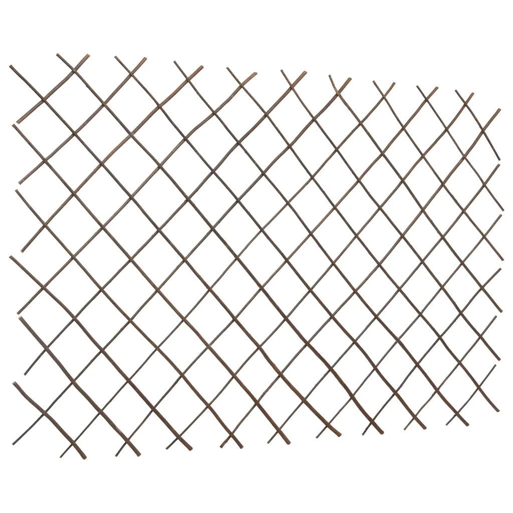 Recinzione a Traliccio in Salice 5 pz 180x120 cm 147760