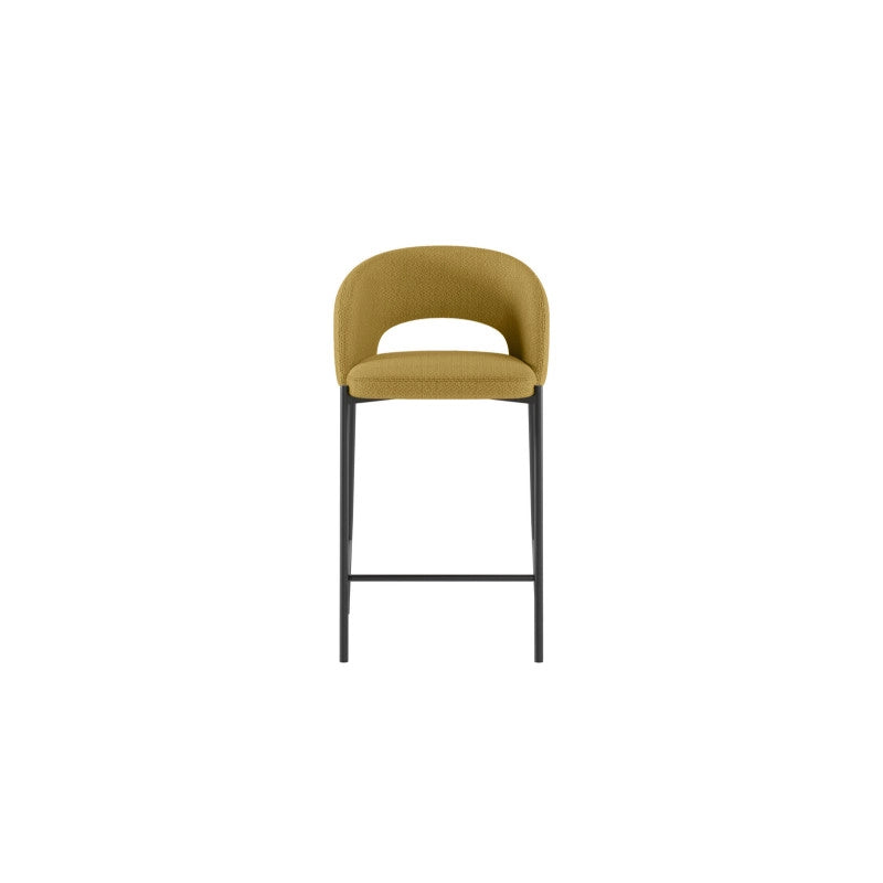 Sgabello in tessuto Greta 52 x 50 x 89 cm Stones