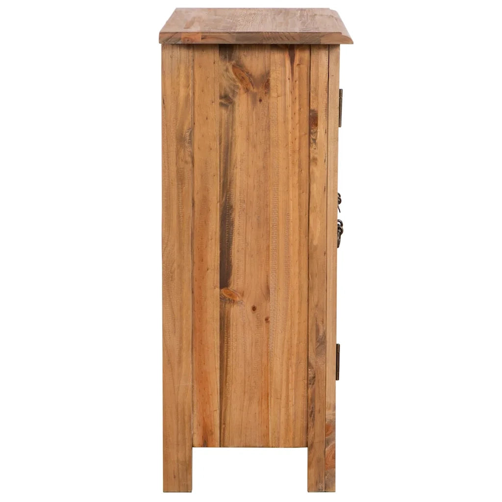 Mobile da Bagno in Legno Massello di Pino 59x32x80 cm 246037